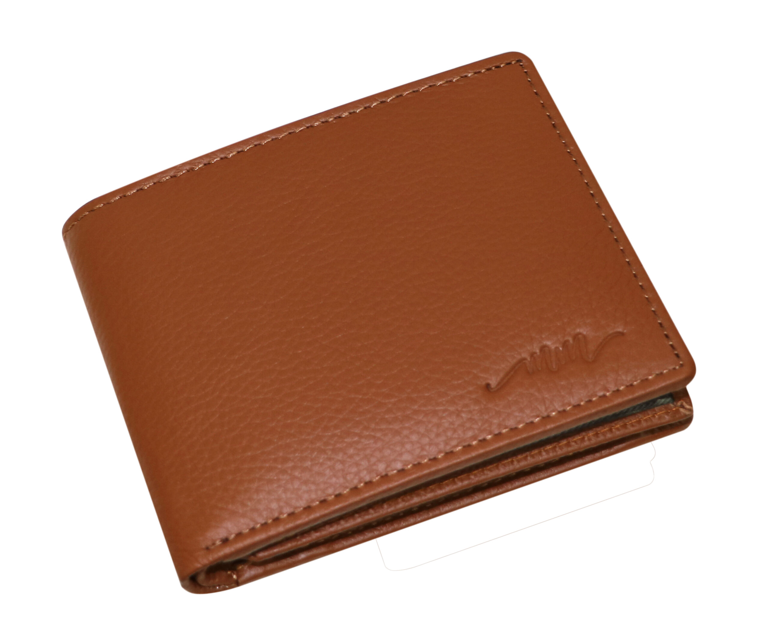 MM Designs | Genuine Leather Tan Wallet for Men - Image 4