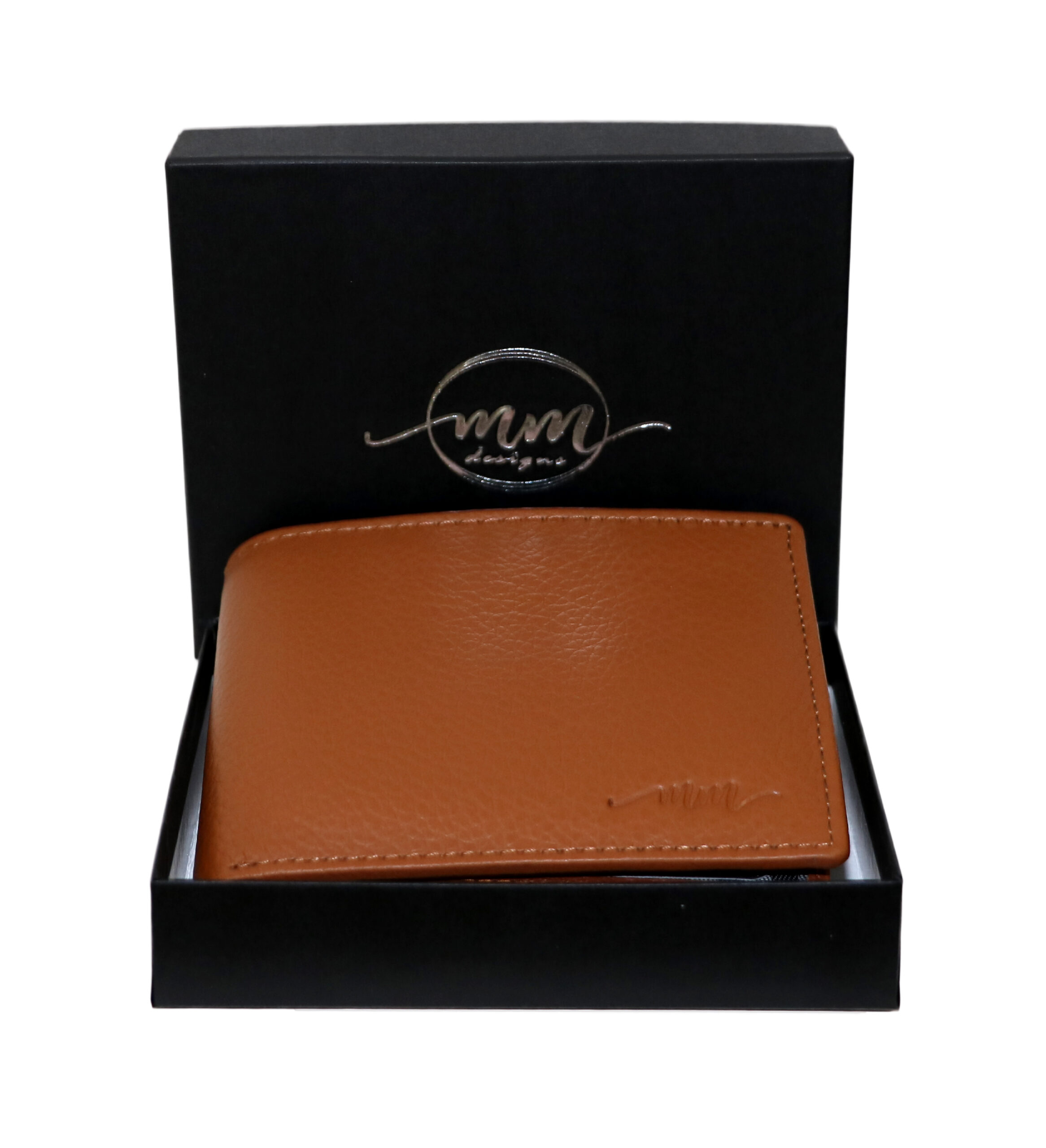 MM Designs | Genuine Leather Tan Wallet for Men - Image 6
