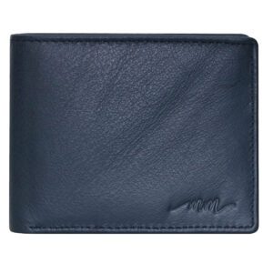 MM Designs | Genuine Leather Navy Wallet for Men