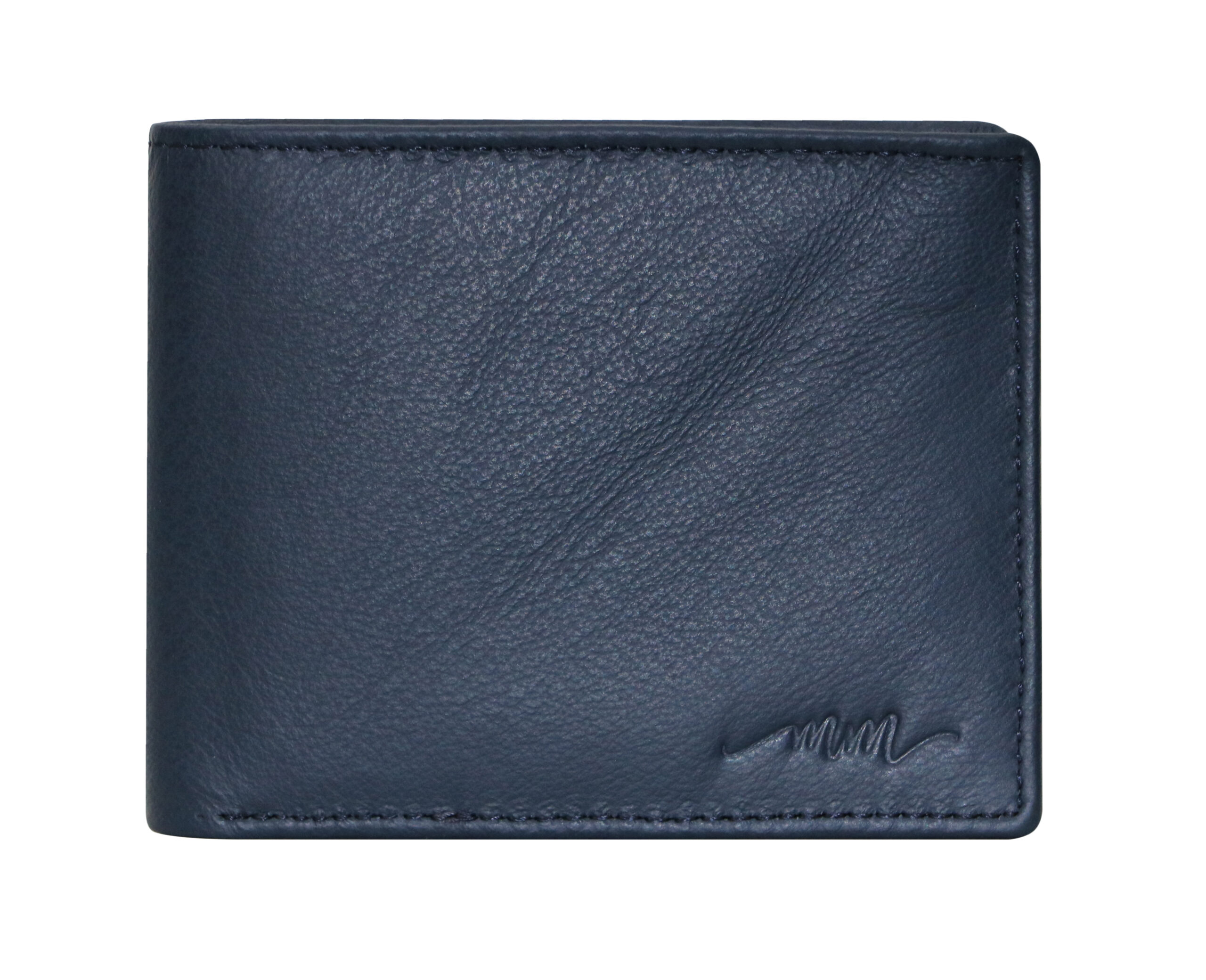 MM Designs | Genuine Leather Navy Wallet for Men