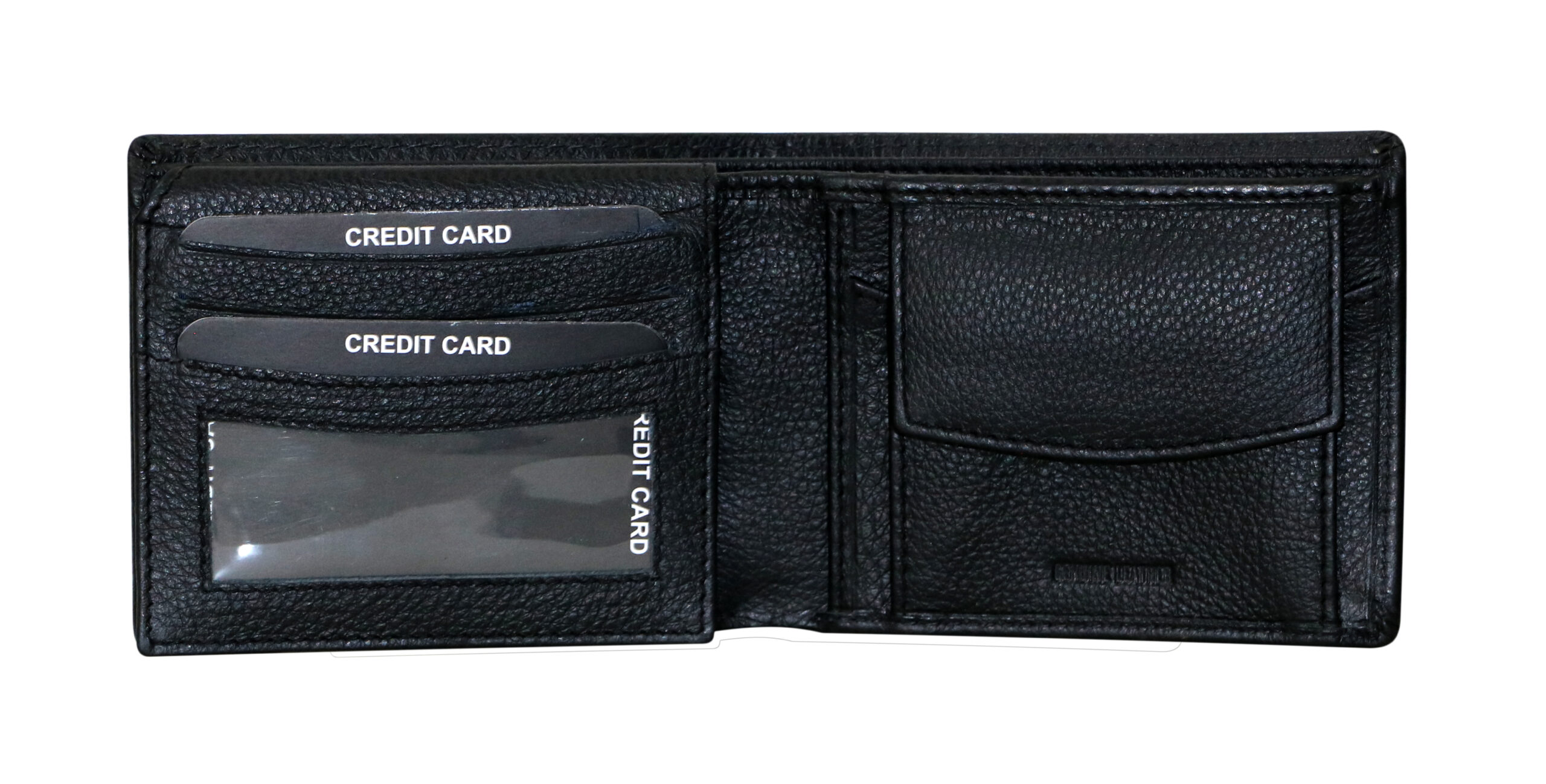 MM Designs | Genuine Leather Black Wallet for Men - Image 2