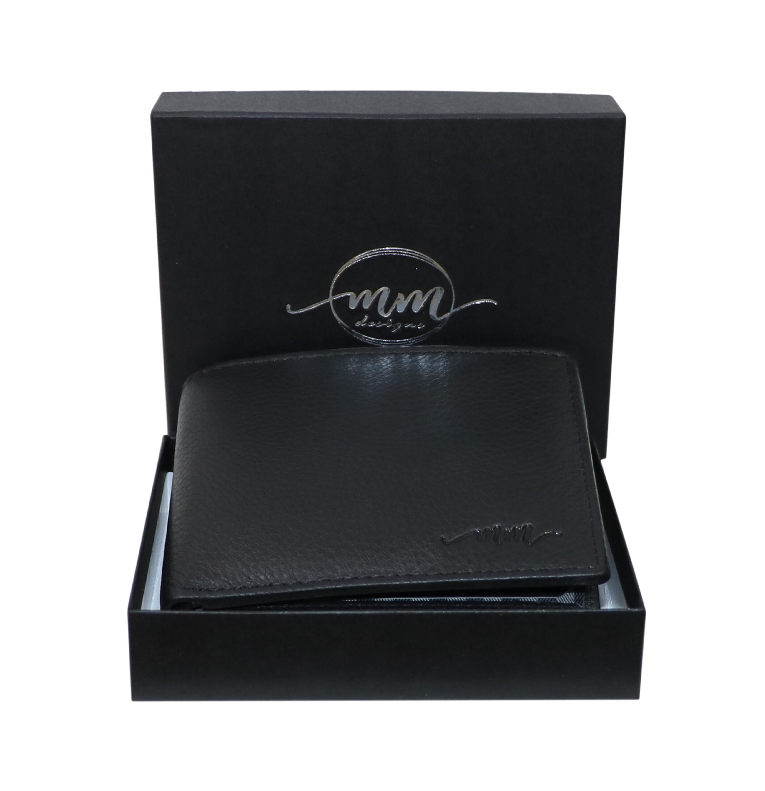 MM Designs | Genuine Leather Black Wallet for Men - Image 6